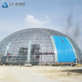 The cost of prefabricate steel space frame structure used coal storage sheds